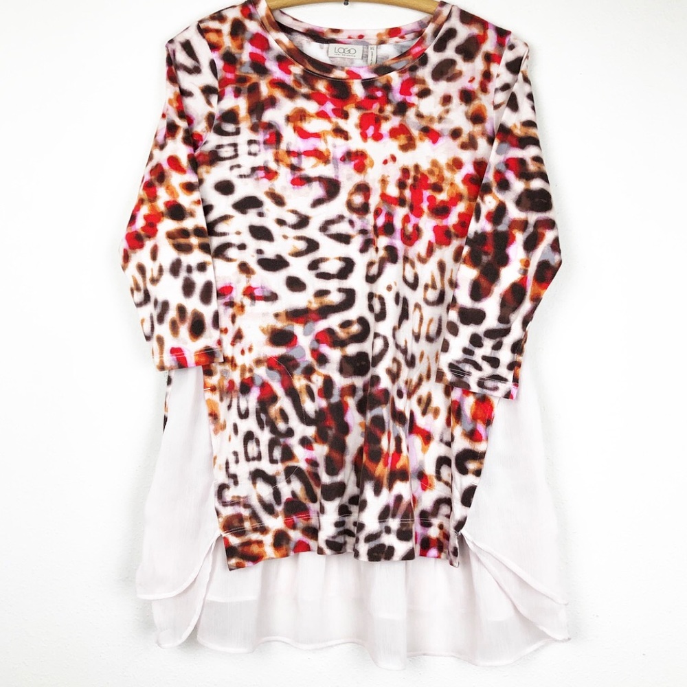 LOGO women’s size XS 3/4 sleeve tunic
